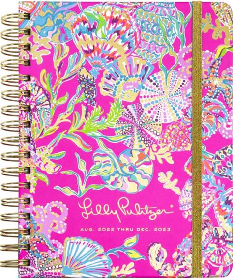 2023 Lilly Pulitzer 17 Month Large Agenda Shell Me Something Good By