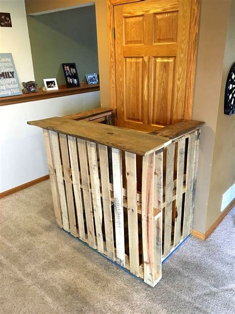 50 Best Loved Pallet Bar Ideas And Projects Repurposed Pallet Wood