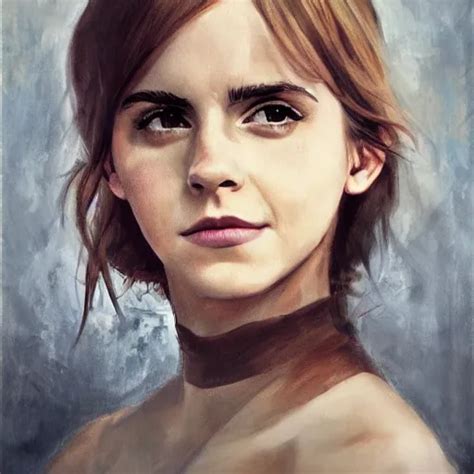 Emma Watson Portrait By Wlop Stable Diffusion