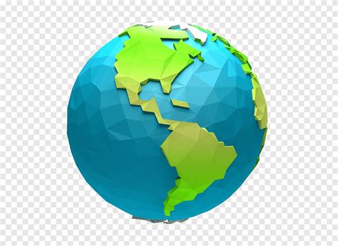 Blue And Green Earth Illustration Globe World Animation Cartoon Blue