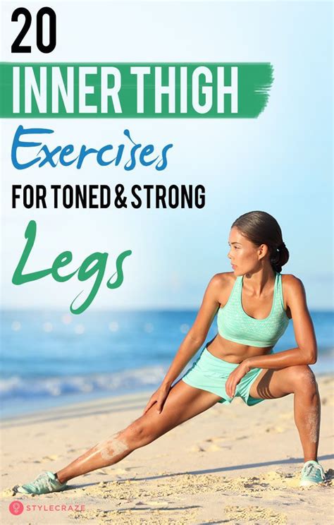 20 Best Inner Thigh Exercises For Toned And Strong Legs Strength
