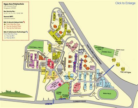 Orientation Camp Ngee Ann Poly Map