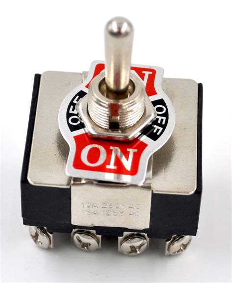 Switch Heavy Duty Toggle 4pdt Onoffon