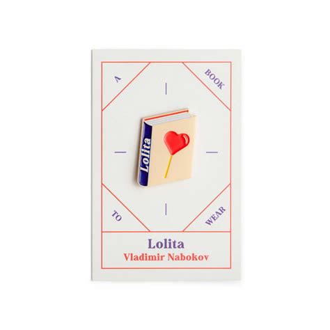 Lolita Book By Vladimir Nabokov Enamel Pin By Judy Kaufmann Pins By