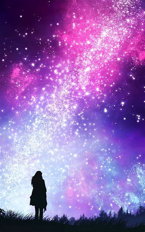 Galaxy Girl Wallpapers Wallpaper Cave