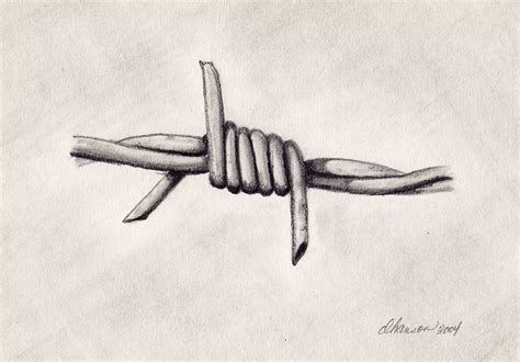 Barbed Wire Tattoo Drawing
