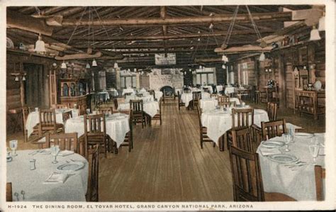 The Dining Room El Tovar Hotel Grand Canyon National Park AZ Postcard