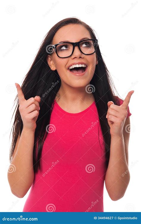 Look There Stock Image Image Of Adult Copy Gesturing 34494627
