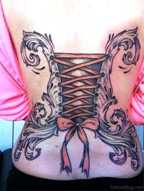 71 Splendid Corset Tattoos On Back Tattoo Designs
