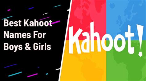 Best Kahoot Names 2020 Funny Cool And Unique Kahoot Names For Boys And Girls