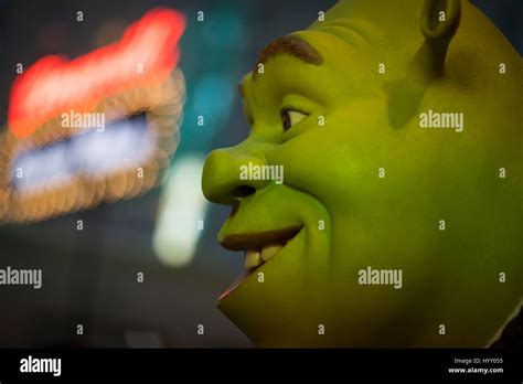Shrek Figura En El Madame Tussauds De Hollywood Los Ángeles