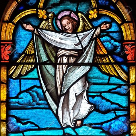 Angel Stained Glass Window