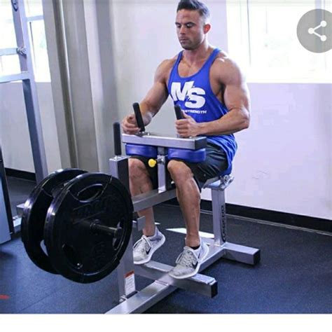 Seated Calf Raise By Martel Berry Exercise How To Skimble