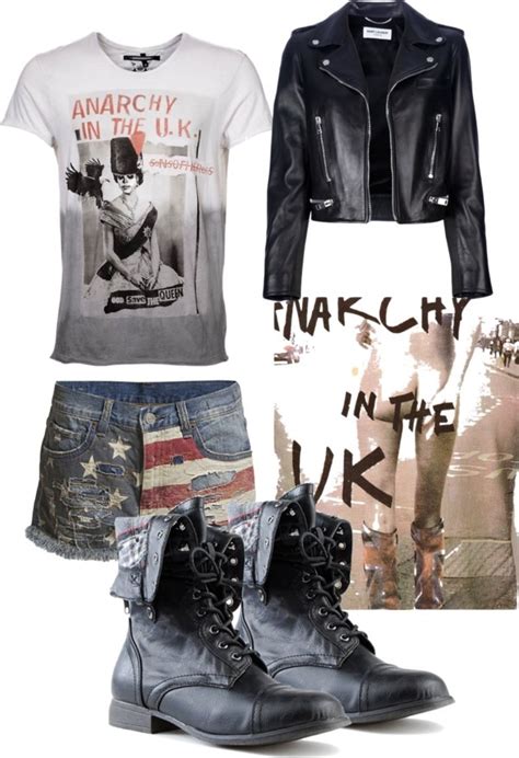 Anarchy In The Uk By Alicerosali Liked On Polyvore Clothes Design