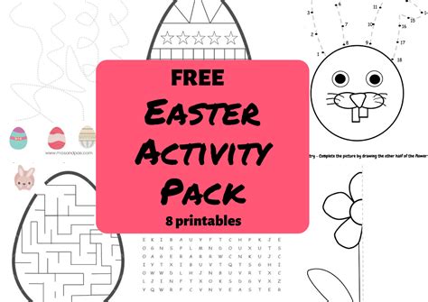 Easter Activity Pack Free Easter Printable Booklet