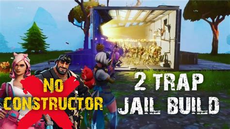 2 Trap Jail Build No Constructor Stall Build Fortnite Save The World