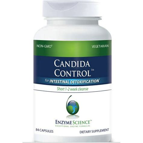 Candida Control 84 Capsules By Enzyme Science