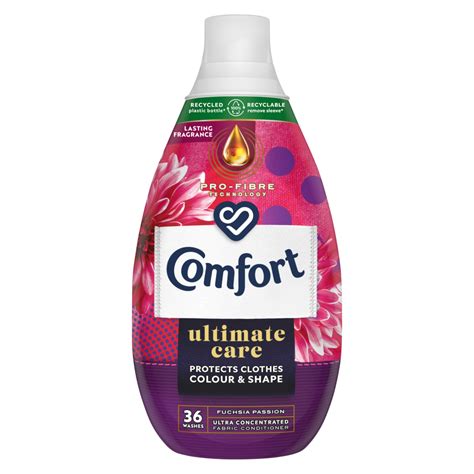 Comfort Ultra Concentrated Fabric Conditioner Ultimate Care Fuchsia