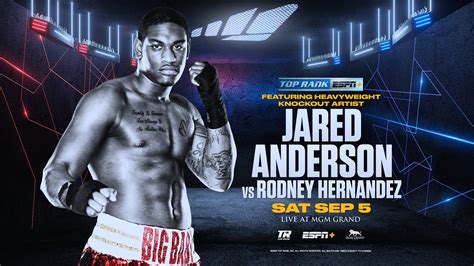 Heavyweight Boxing: Jared Anderson Returns on September 5th