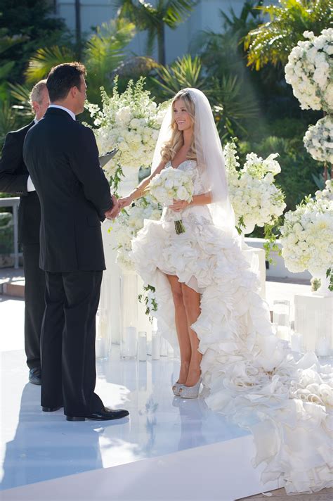 Real Housewives Of Miami Star Joanna Krupas Poolside Wedding Wedding