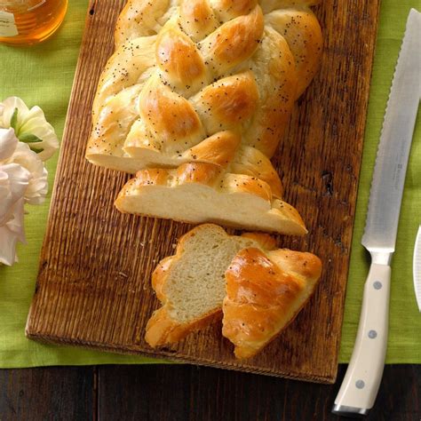 Set the bread aside and pour the rest of the egg mixture to the pan. Braided Egg Bread Recipe | Taste of Home