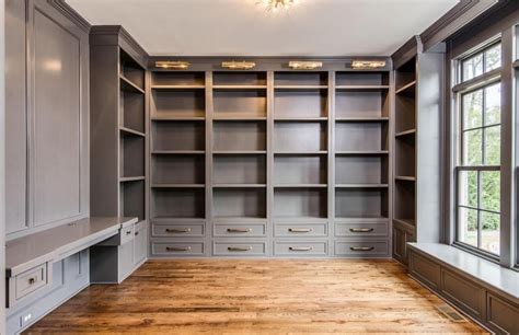 Built In Shelving Home Office Design Home Library Design Office