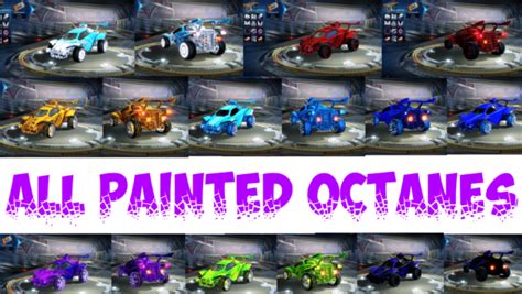 Painted Octane Rocket League Mods