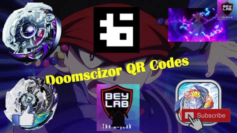 Doomscizor QR Codes BeyBlade Burst Surge App QR Codes BeyLab YouTube