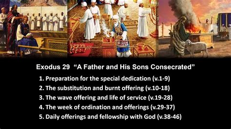 Exodus 29 “a Father And His Sons Consecrated” Calvary Chapel Fergus