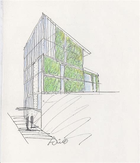 Tadao Ando Reveals A New Sketch For His First New York City Project Wsj