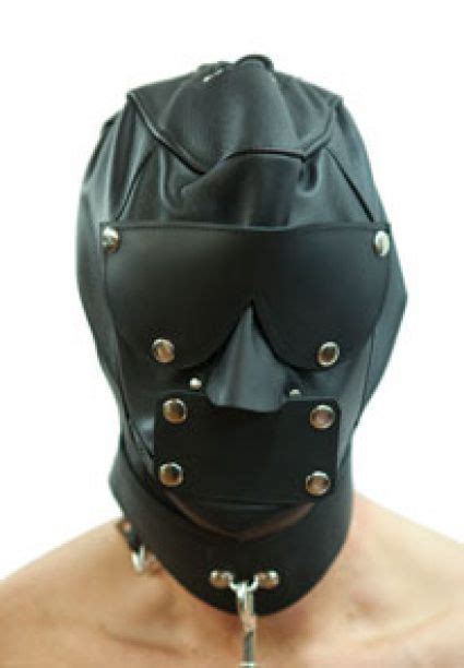 Masks And Hood Mens Fetish Leather Accessories Chez Priape