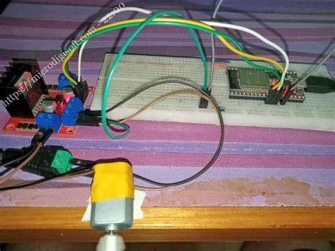 Micropython Control Dc Motor Using L298n Driver With Esp32 And Esp8266