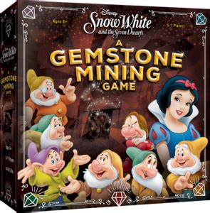 Snow White and the Seven Dwarfs: A Gemstone Mining Game by USAopoly ...