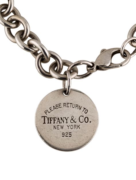 Tiffany And Co Return To Tiffany Round Tag Bracelet Bracelets