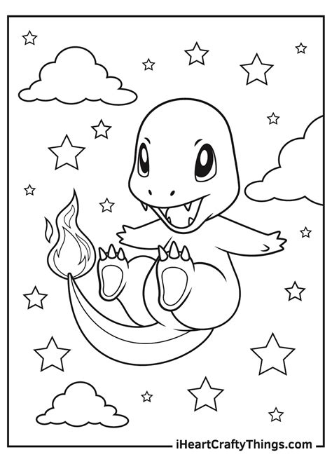 Charmander Coloring Pages Updated 2021