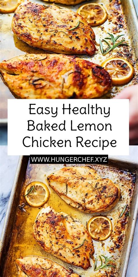 Maybe you would like to learn more about one of these? Easy Healthy Baked Lemon Chicken Recipe | Baked lemon ...