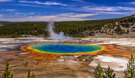 Grand Prismatic Spring 1 Yellowstone Np Wyoming Usa Foto And Bild