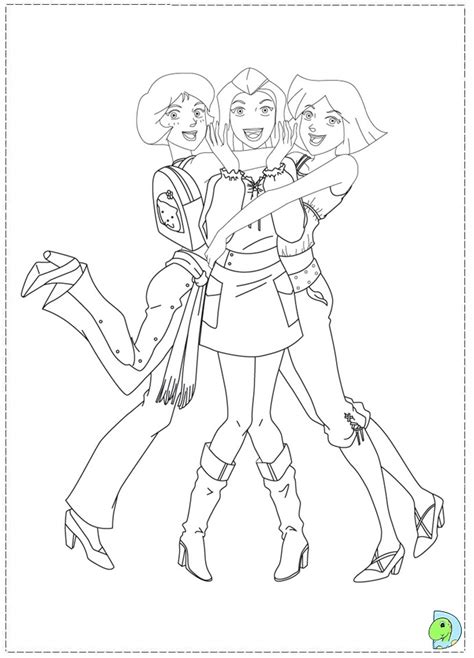 Https://tommynaija.com/coloring Page/totally Spies Coloring Pages