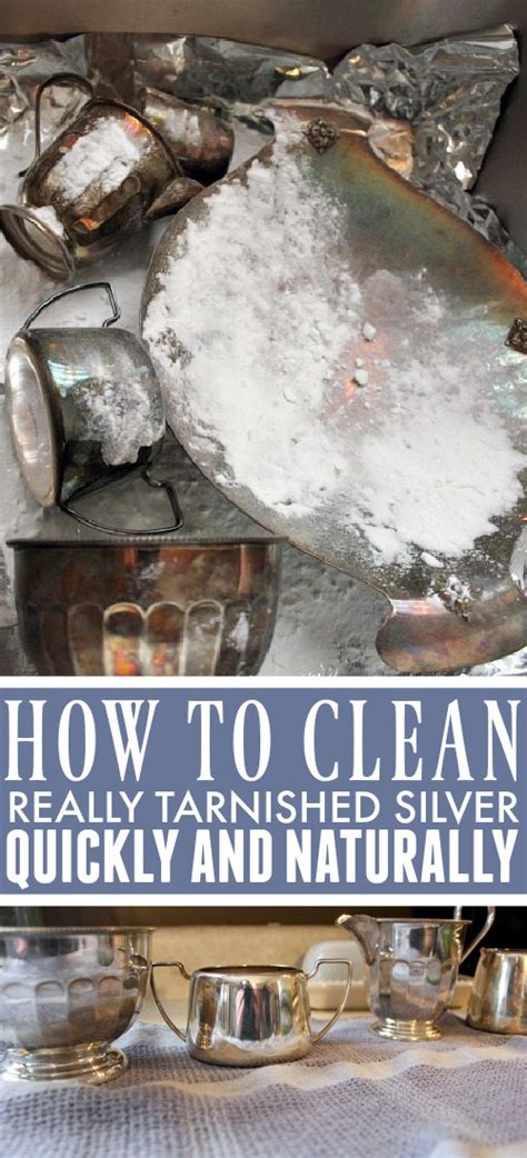 How To Clean Really Tarnished Silver Naturally The Creek Line House