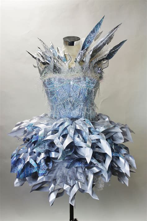 Frozen Dress Recycled Dress Recycled Fashion Recycled Costumes
