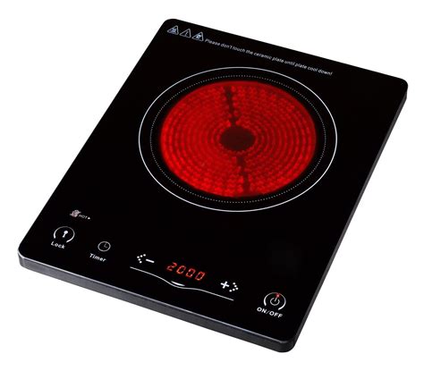 Free delivery and returns on ebay plus items for plus members. Portable Led Touch Bottom Infrared Ceramic Top Hot Plate