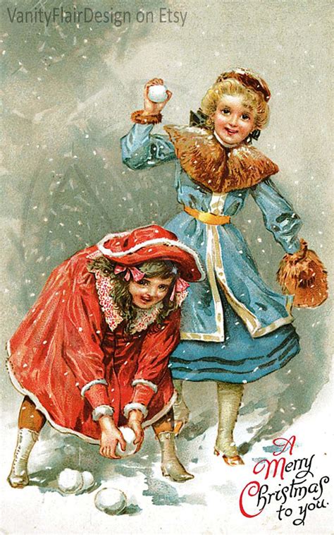 Victorian Christmas Card Elitetsonline