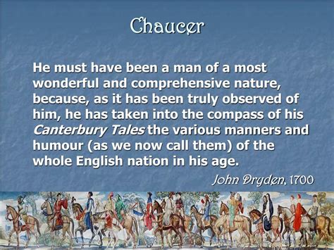 Ppt Geoffrey Chaucer The Canterbury Tales Powerpoint Presentation