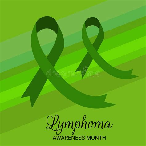 Lymphoma Awareness Month Stock Illustration Illustration Of Month