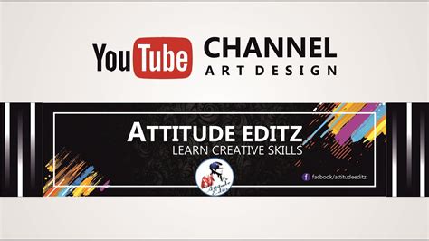 How To Make Youtube Channel Art In Coreldraw Channel Art Size