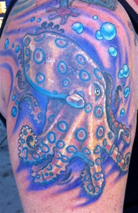 Blue Ringed Octopus Tattoo By Phil Robertson Tattoonow