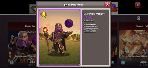 Latest Champion Warden Hero Skin In Clash Of Clans Information And More