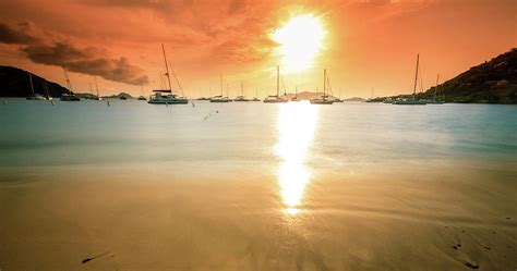 Sunset In British Virgin Islands Photograph By Alexey Stiop Fine Art