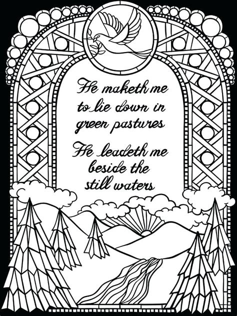15 Psalm Bible Verse Bible Coloring Pages For Adults Free Printable