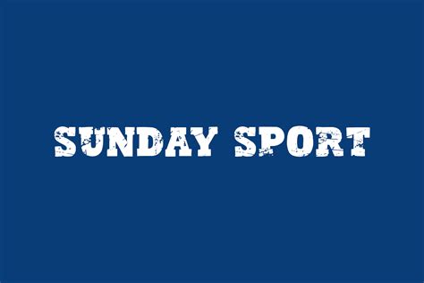 Sunday Sport Fonts Shmonts